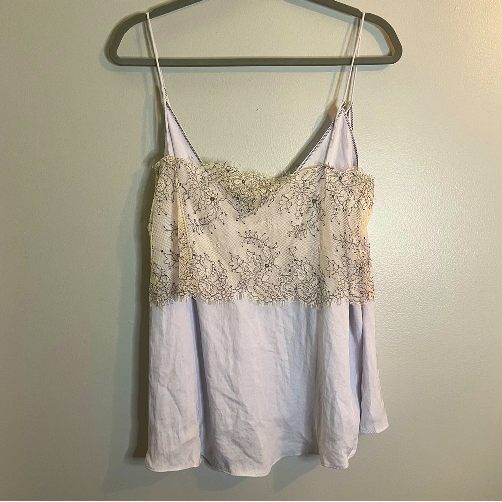 Free People intimately lace tank ✨ SZ/Med Women's lilac Vest